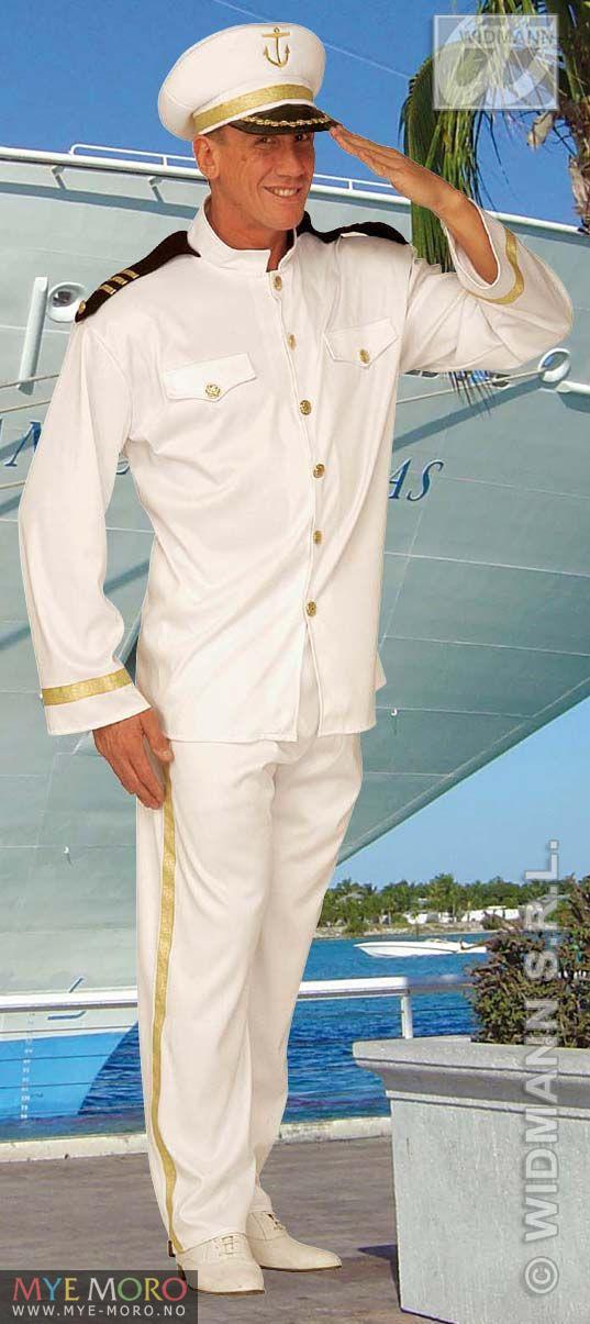 Hvit Captain Uniform