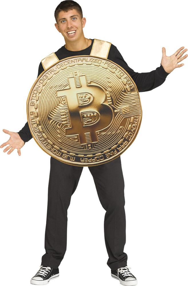 Bitcoin Kostyme One Size