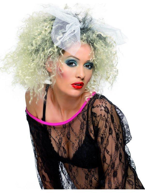 80`s Wild Child Blond Parykk