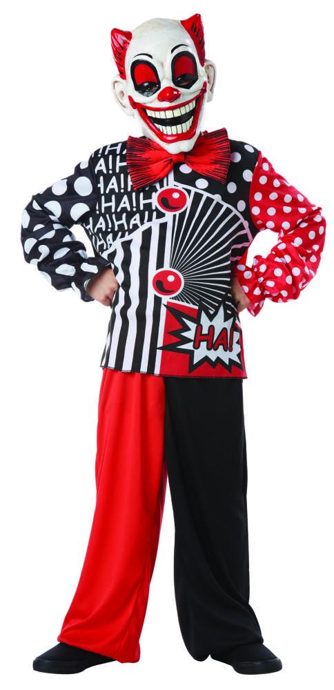 Pop Wow Child Clown Kostyme