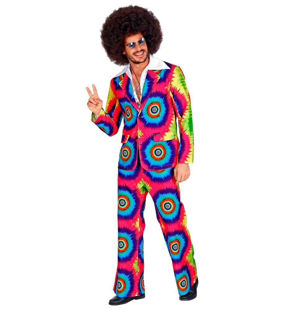 1970`s GROOVY STYLE DRESS BATIKKMØNSTER