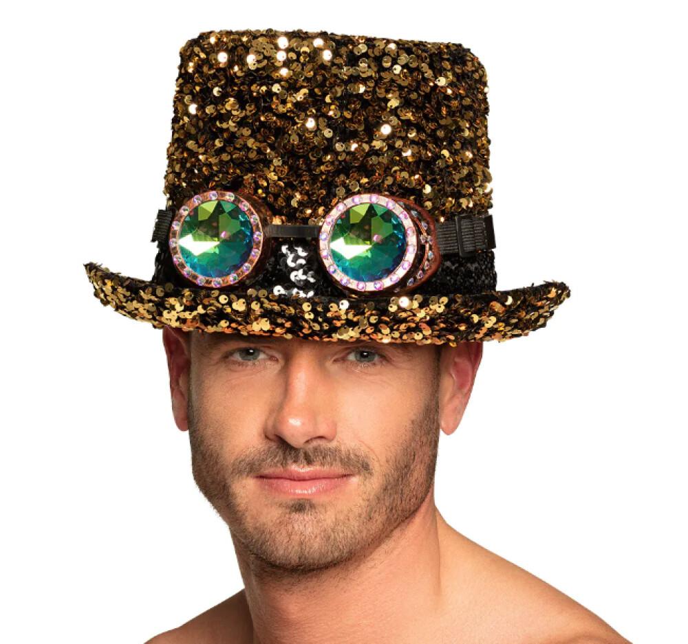 Desert dream hatt - Gold with party glasses