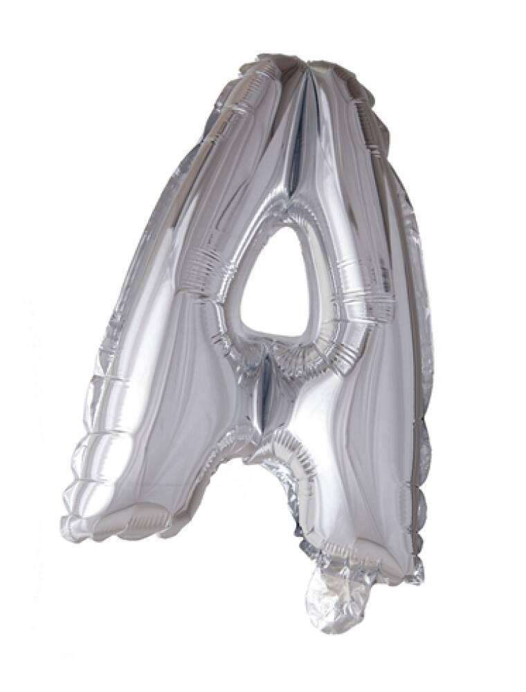 Bokstavballong Sølv Folie ca 41cm A