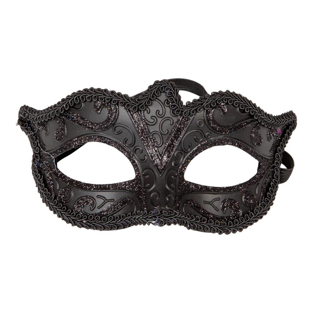 Maskerademaske SVART Unisex
