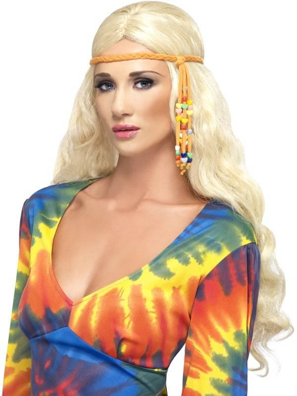 Hippie Pannebånd Lys Brun Multicolor