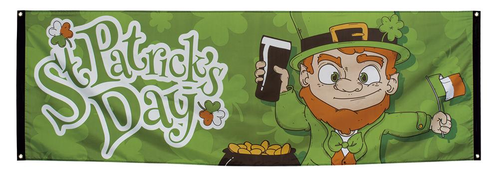 St. Patricks Banner i stoff