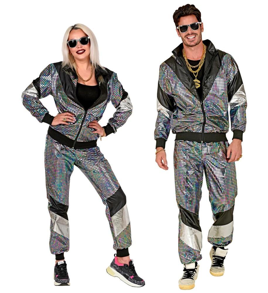 1980`s SILVER REFLECTIVE GRILLDRESS