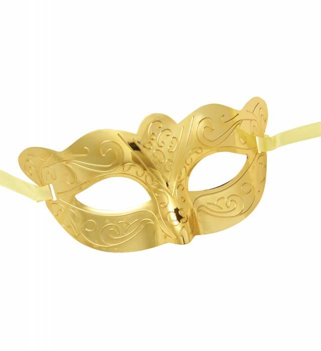 Gull Metallic Maskerademaske
