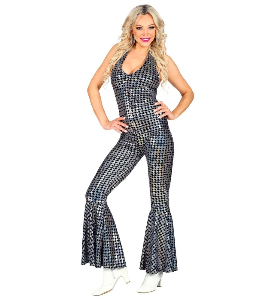 1970`s Silver Disco Jumpsuit