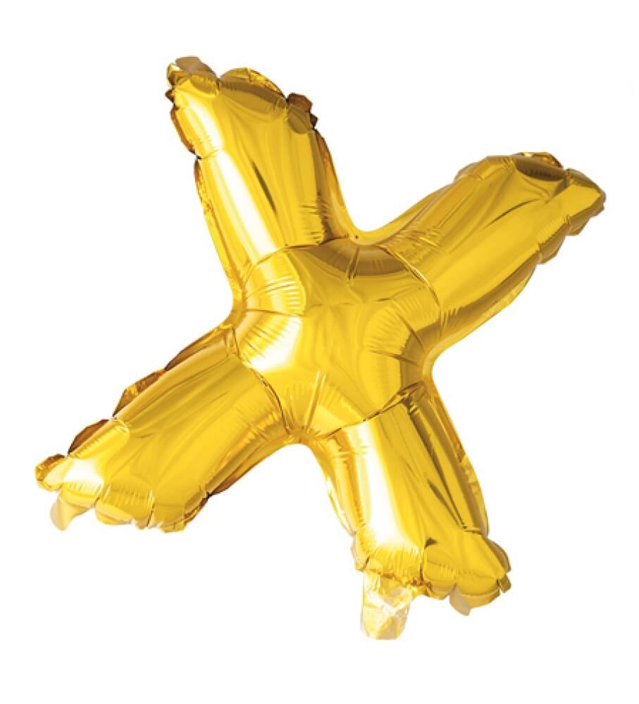 Bokstavballong Gull Folie 41 cm X