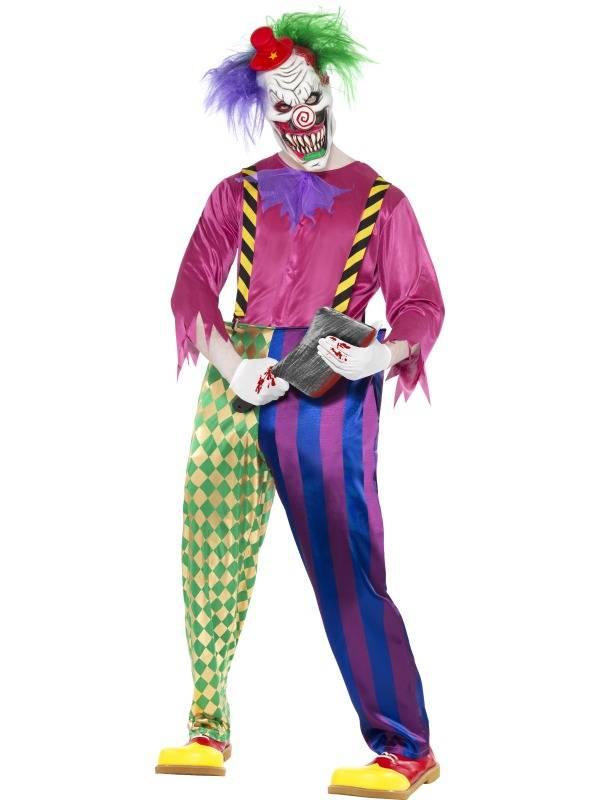 Colorful Killer Clown Kostyme Deluxe