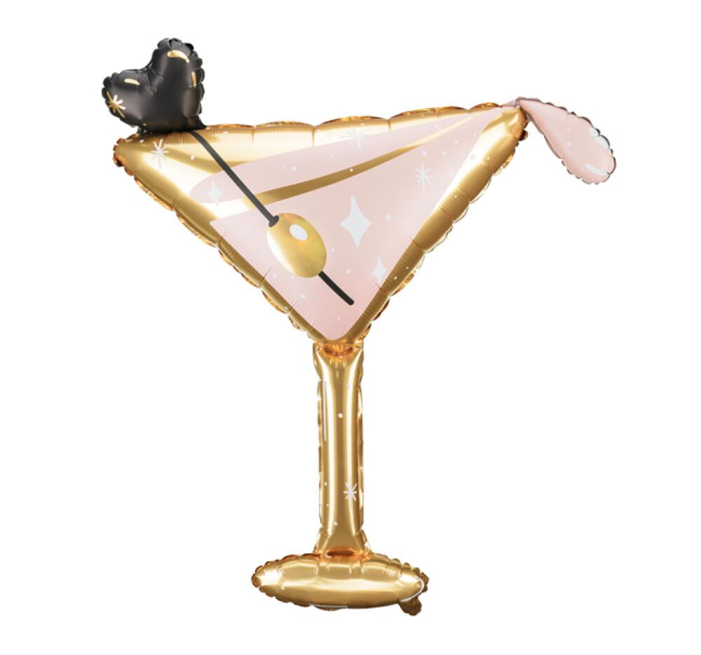 Cocktailglass Folieballong 126x93 cm - BIG