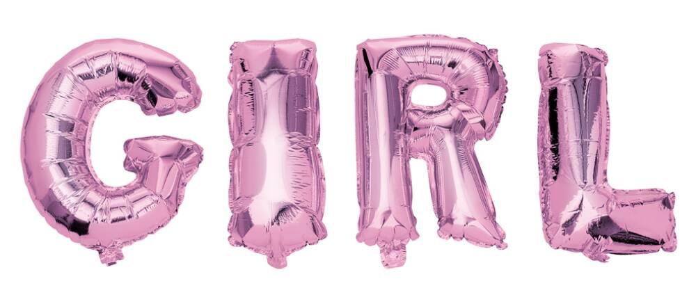 Folieballonger GIRL - Babyshower