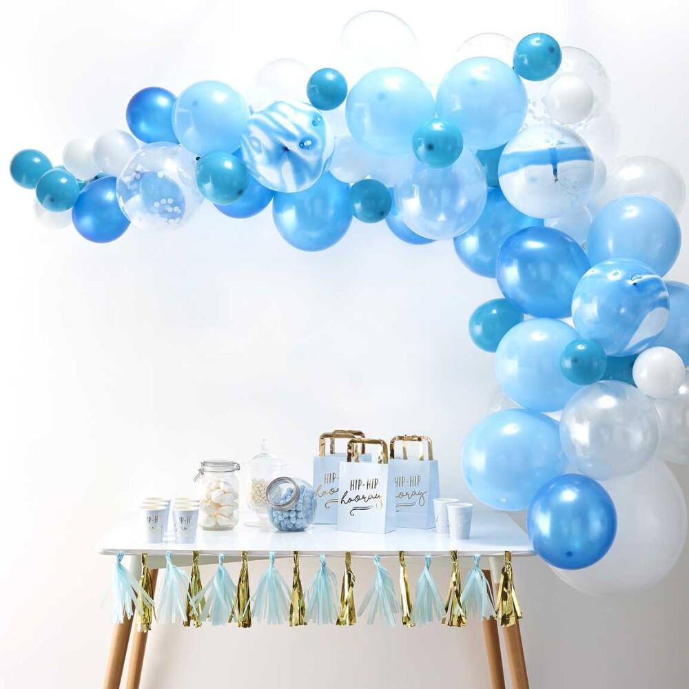 Ballongbue - Blue Balloon Arch Kit