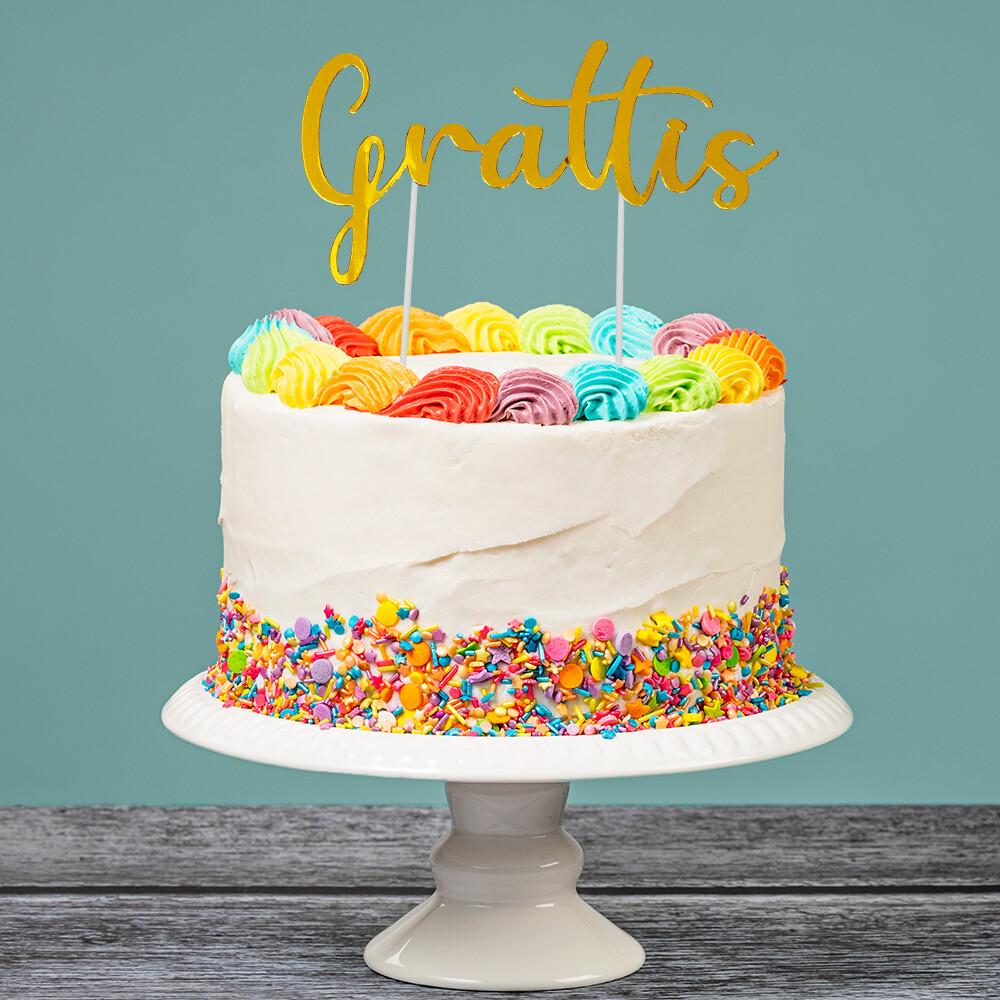 Kakedekorasjon - GRATTIS!