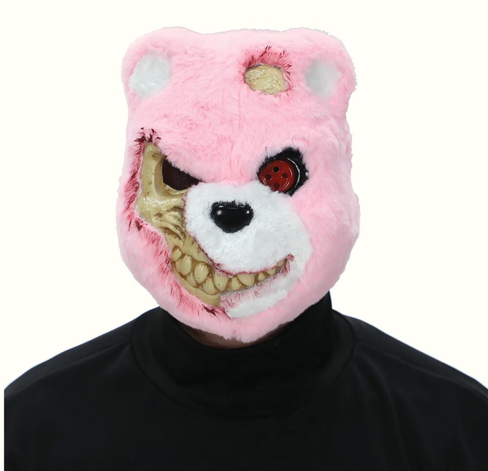Hårete Teddybjørn Maske