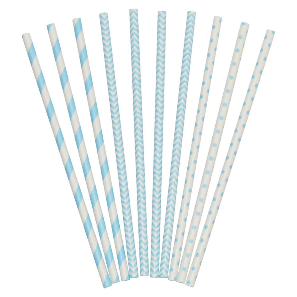Sugerør Light Blue Design
