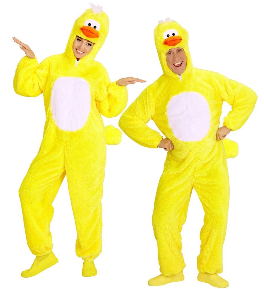 Duck Soft Plush Jumpsuit w/ hood Unisex