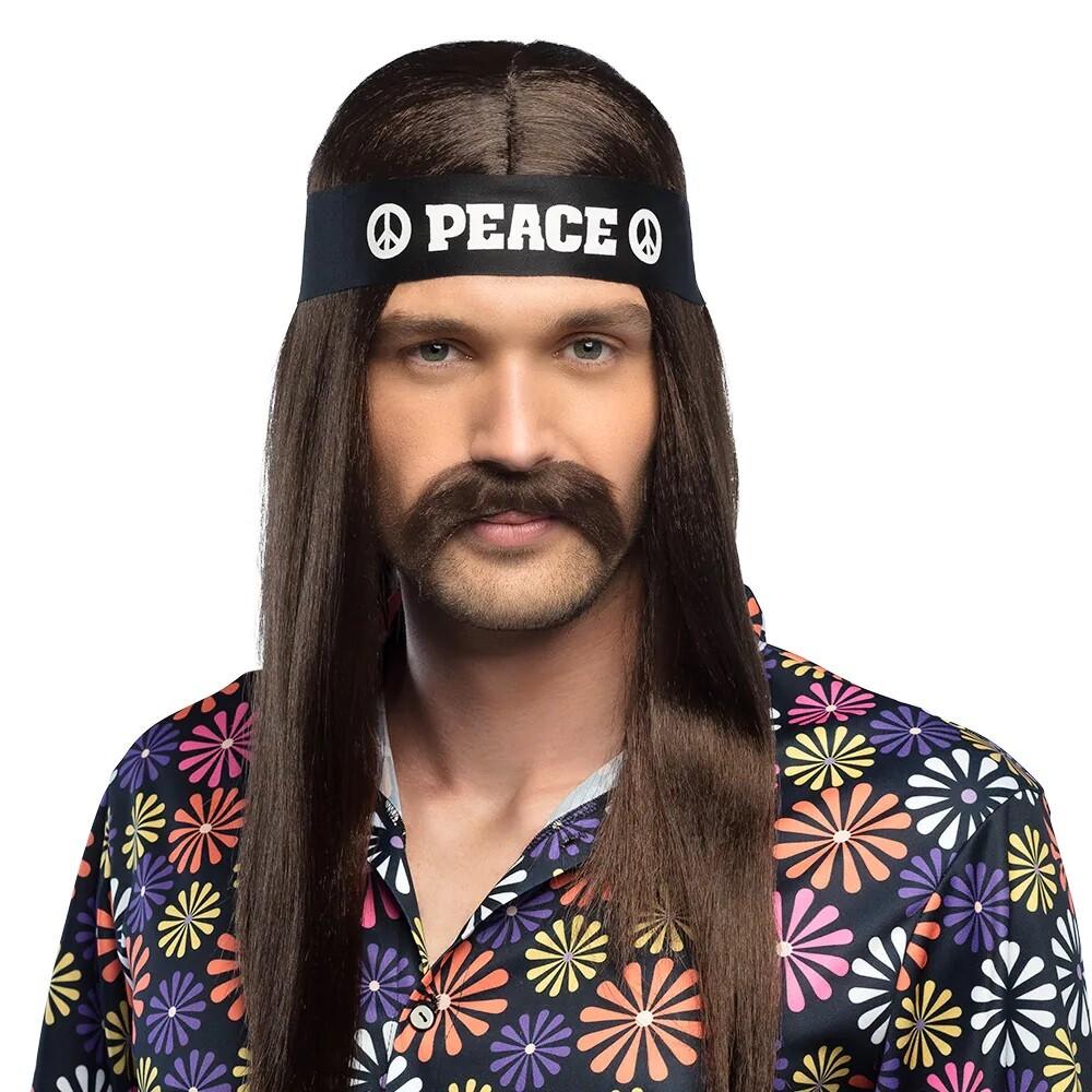Brun bart Hippie