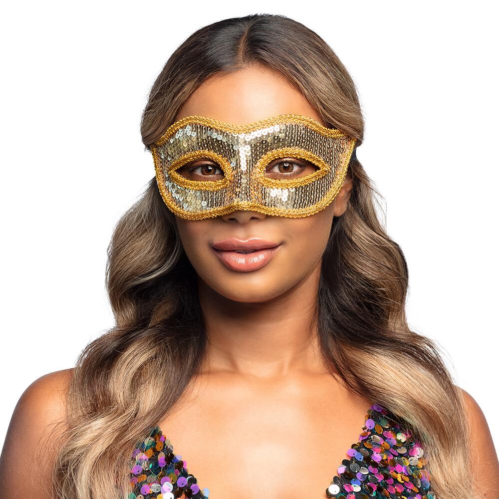 Venice Maske Gull Paljett