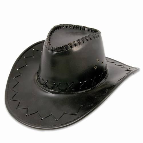 Cowboyhatt Svart Glatt Bestselger