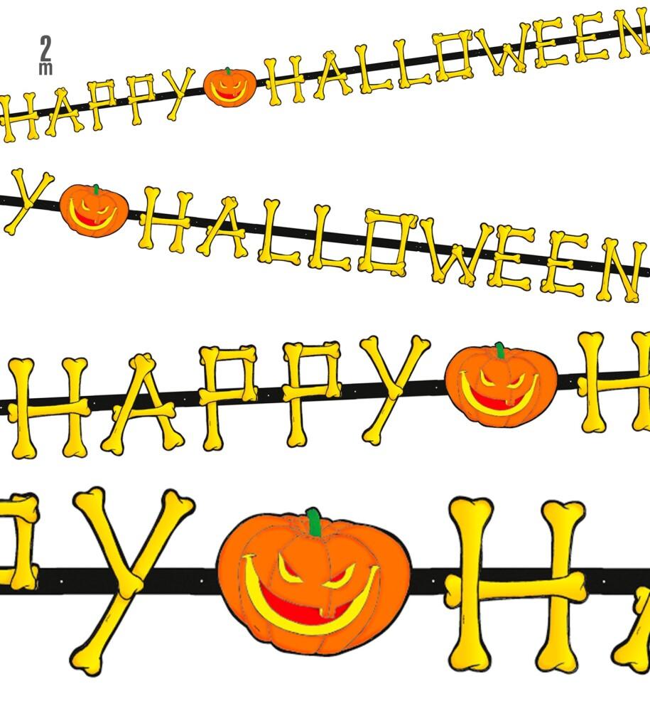 Happy Halloween Garland - ca 2 meter