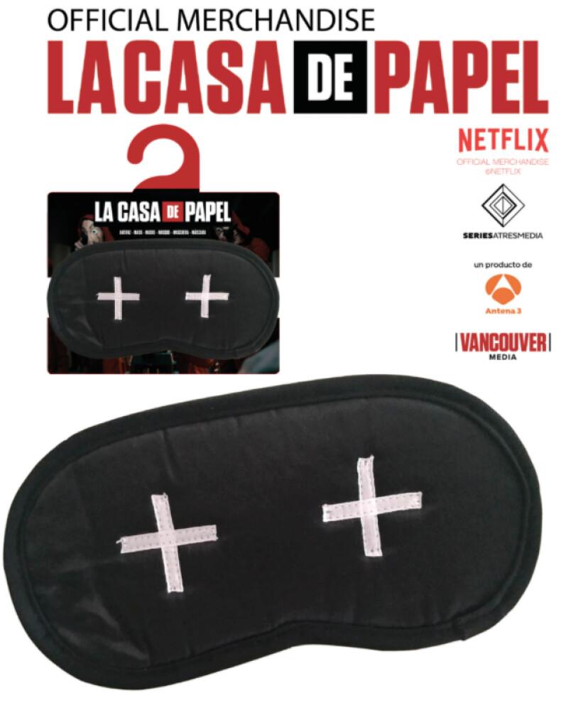 LA CASA DE PAPEL - ØYEMASKE MED KRYSS