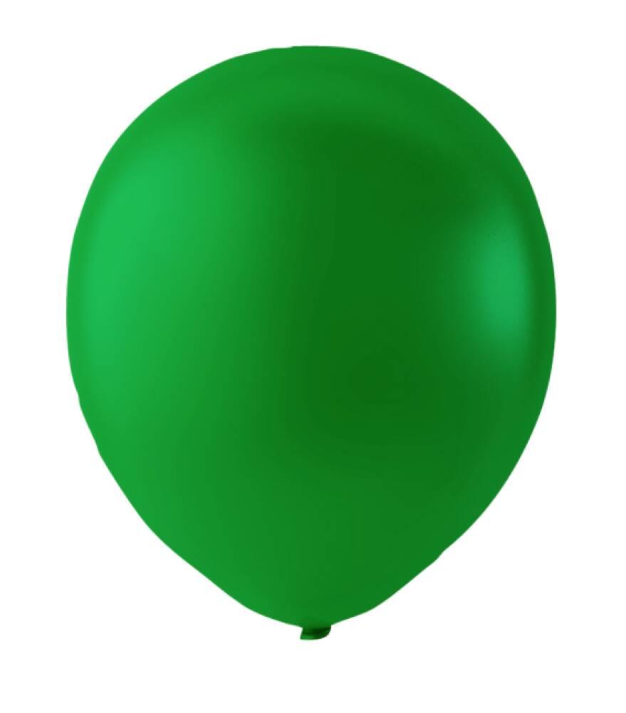 Ballonger ensfarget Dyp Grønne 25 stk i pakken