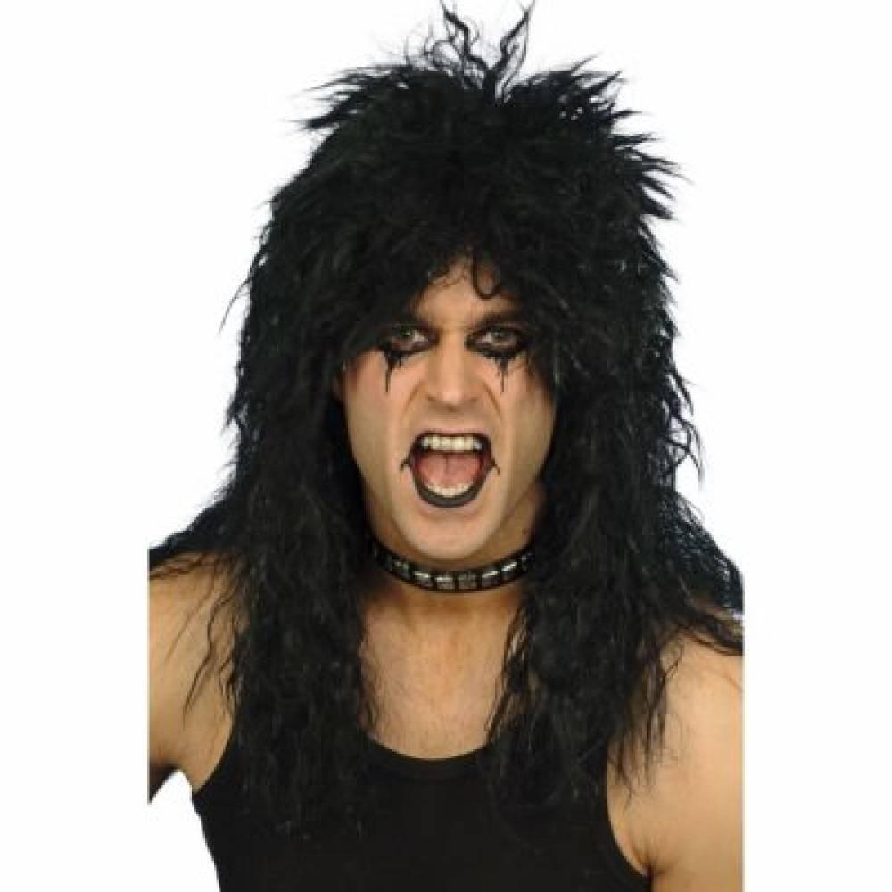Hard Rocker Svart Parykk