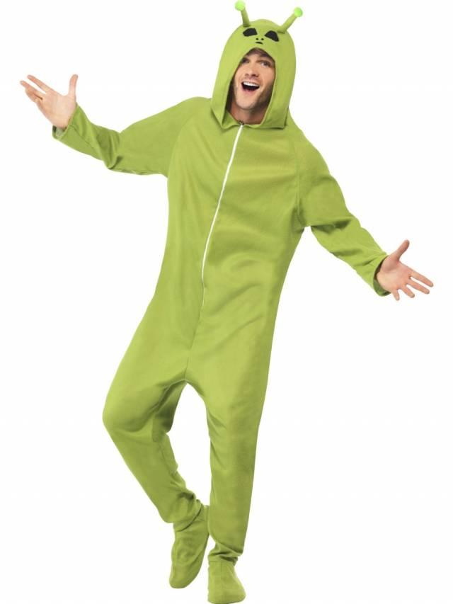 Grønn Alien Kosedress