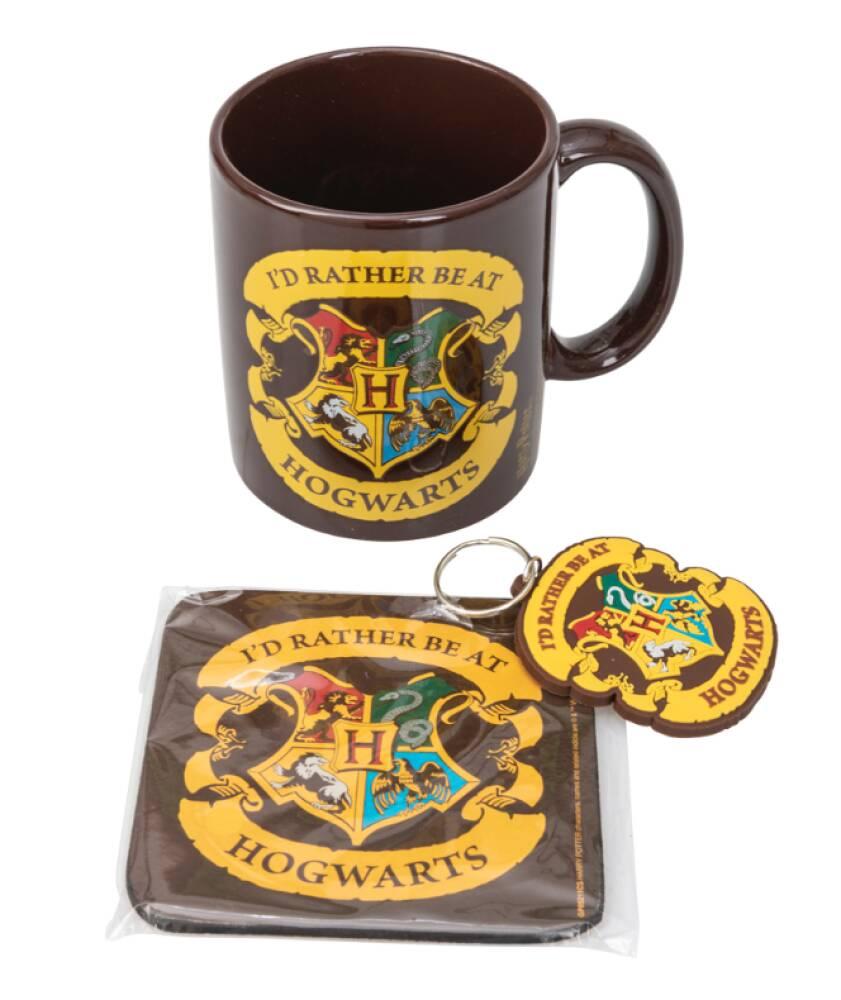 Harry Potter Gavesett - Krus, Underlegg & Nøkkelri