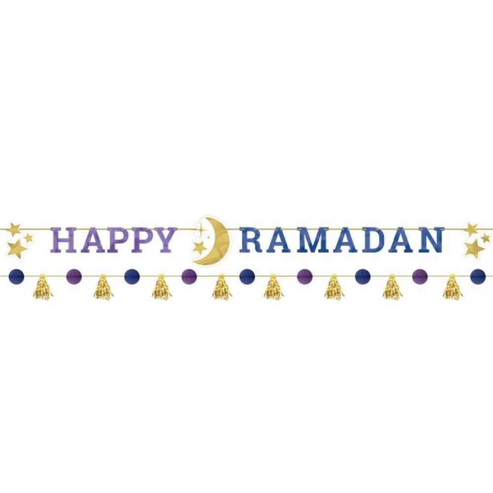 Happy Ramadan Banner Kit - 1.82m (2 pk)