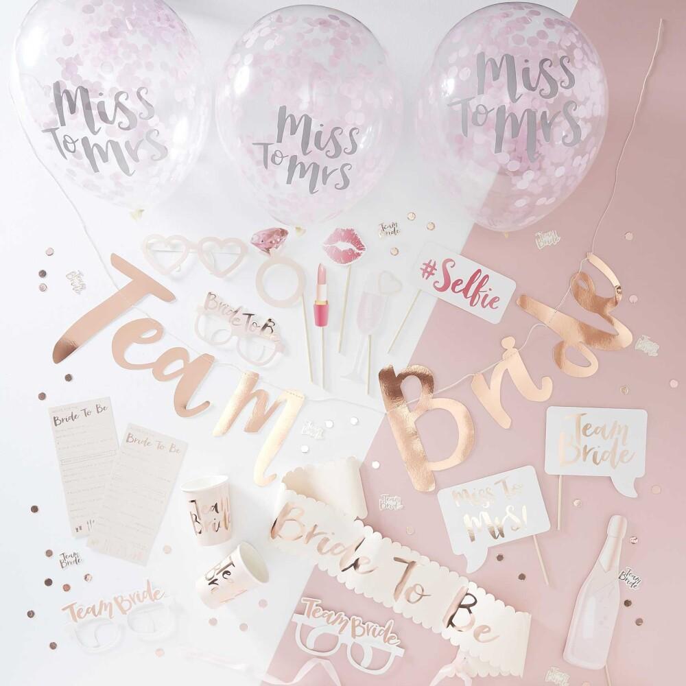Rose Gold Sett - Utdrikkingslag - BOX