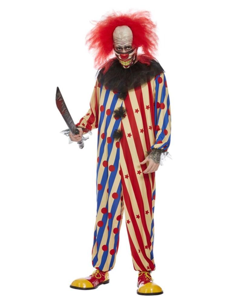 Creepy Clown Rød/Blå