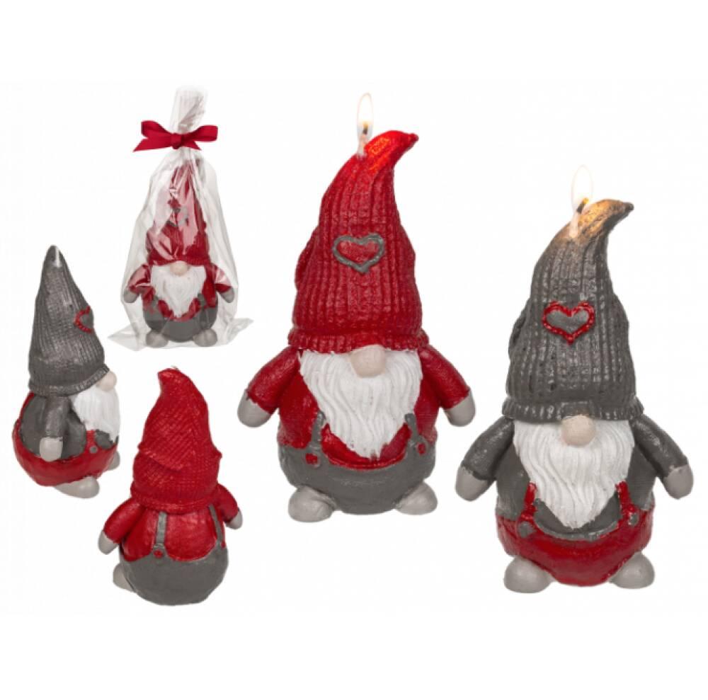 Stearinlys Santa Claus ca 12 cm