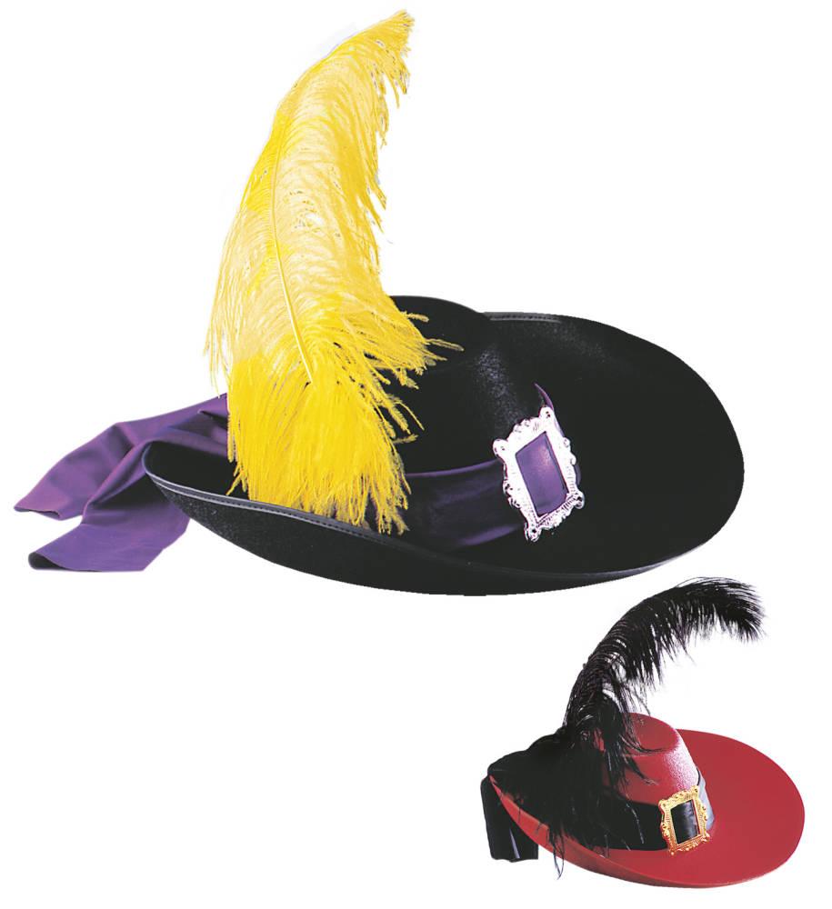 Musketeer Hat Blandede farger