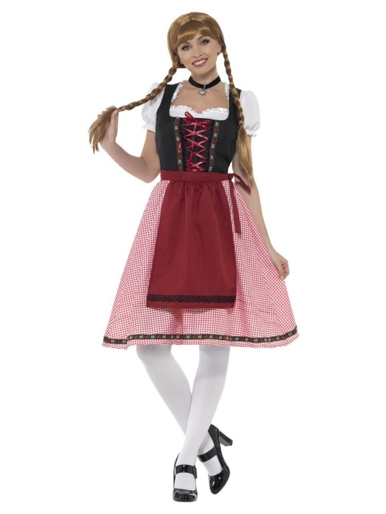 Bavarian Tavern Maid Red & Black