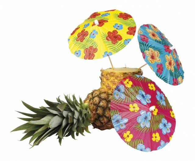 Drinkparasoller Hawaii Hibiscus