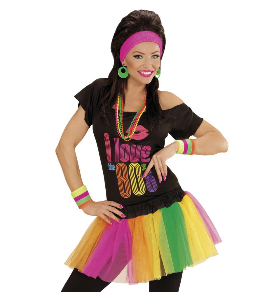 Neon skjørt multicolor TuTu