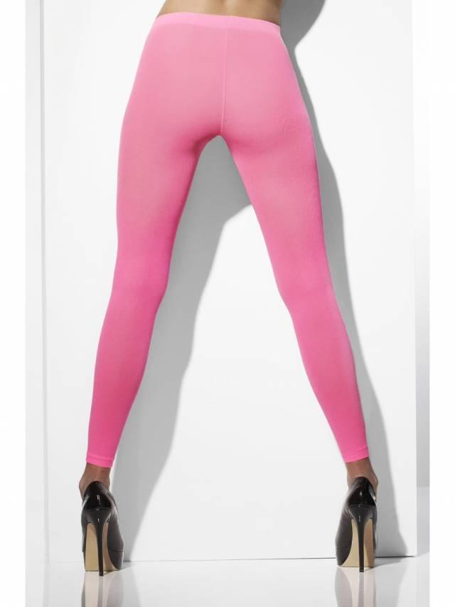 Opaque Thights uten fot Neon Pink - Leggings