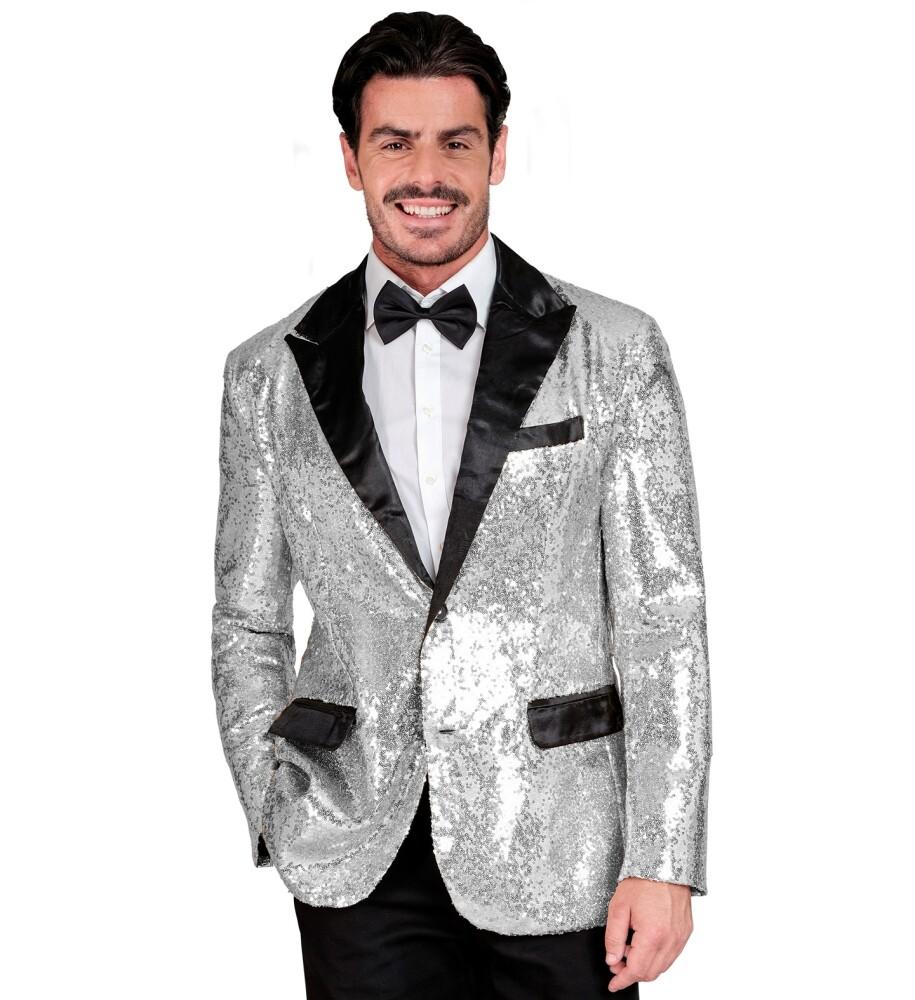 Party Jakke Blazer Sølv Herre