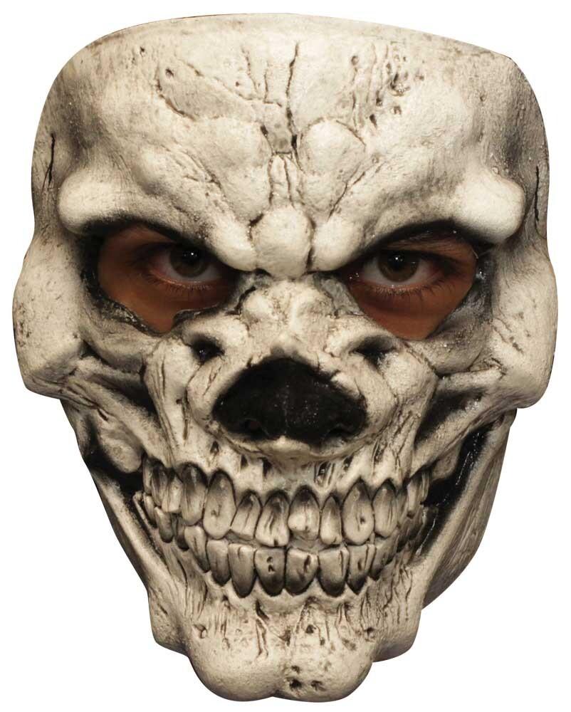 White Scull Face Mask