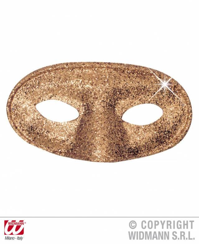 Glitter Acapulco Øyemaske Gull