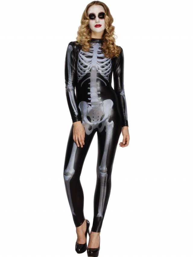 Fever Sexy Miss Whiplash Skeleton Svart