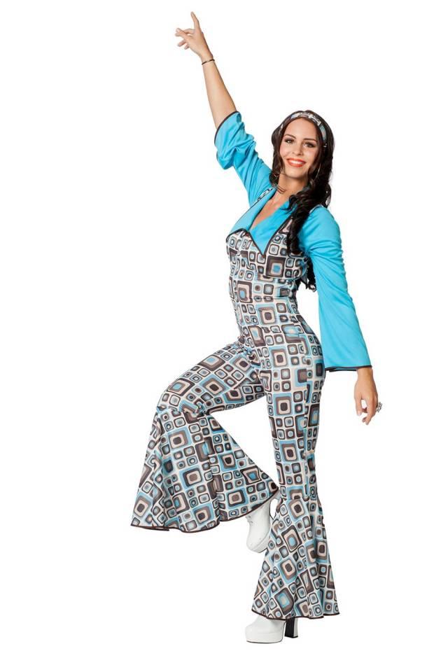 Blå Disco Jumpsuit