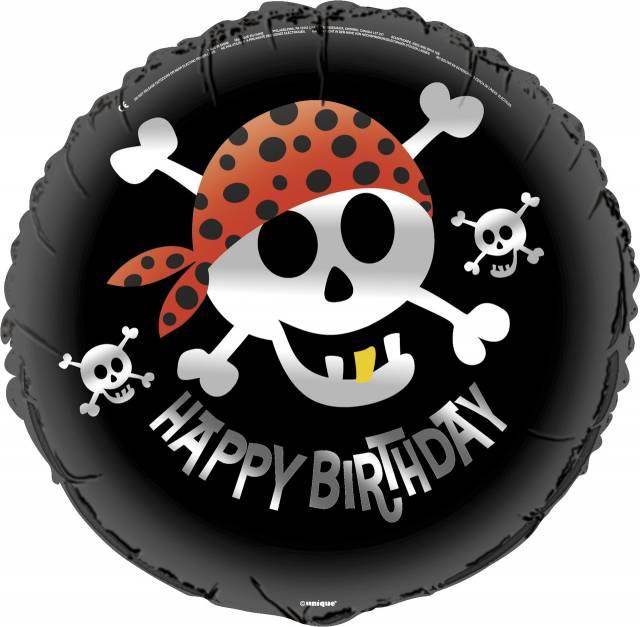 Folieballong Pirate Fun Happy Birthday