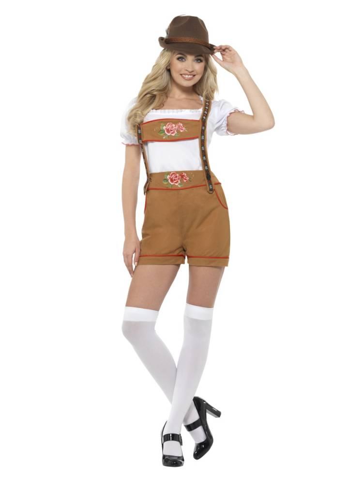 Sexy Bavarian Beer Girl Lederhosen