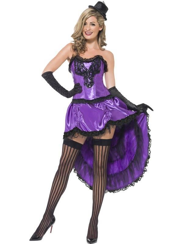 Burlesque Glamour Costume Purple