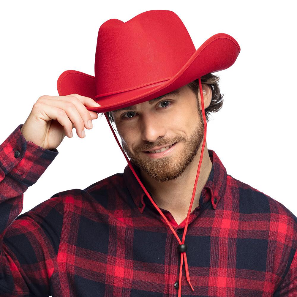 Cowboyhatt Rød