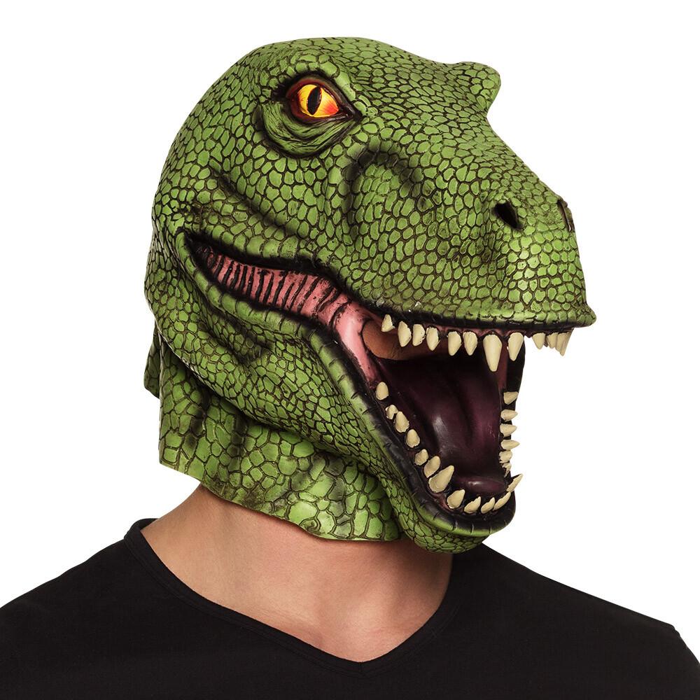 T-REX Latexmaske Full Overhead Dinosaurmaske